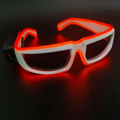 Halloween Accessories Glow in the Dark EL Party Sunglasses Cosplay LED Luminous Glasses