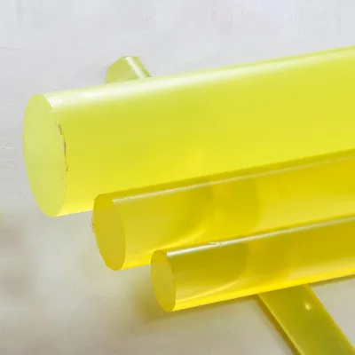 Good Thermoplasticity PU Rod Manufacturer Wheels and Rollers Polyurethane PU Rod Customized Size