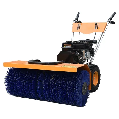 Multifunction Professional Supply High Quality Gasoline Engine Hand Push Snowplow Snow Sweeper for Truck