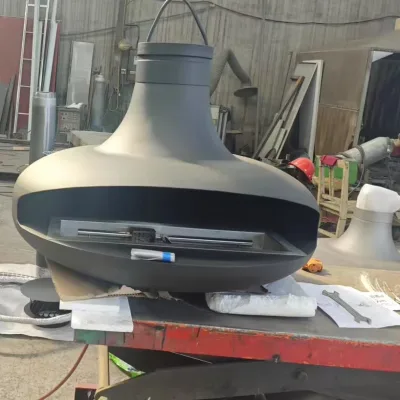 Customized Indoor Easy Installation 360-degree Rotating with Glass Door Fire Pit Decoration Fireplace