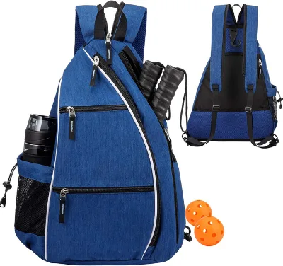 Women Men Adjustable Ventilated Shoes Storage Water Bottle Holder Fence Hook Pickleball Paddle Bag