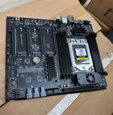 Good Price Huananzhi H12D-8D Motherboard for 7002/7003 CPU with 4 PCIE4.0X16 GPU slot Server Workstation Motherboard H12D-8D