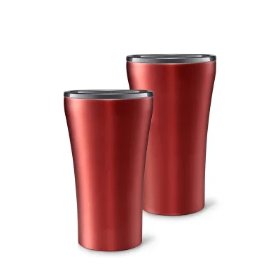 New Hot Selling 2023 12oz Stainless Steel 304 Classic Personal Travel Reusable Coffee Cup Push-Pull Lid Dual Temperature