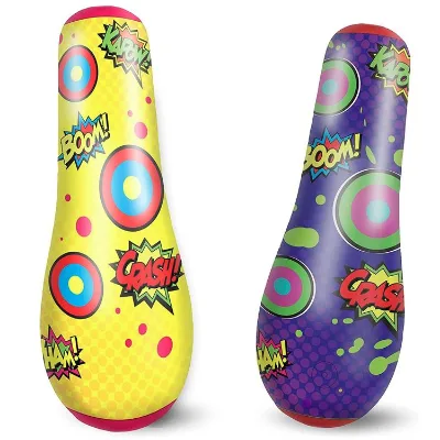 Inflatable Punching Bag Kicking Box and Strong PVC Material Sport Training Dummy