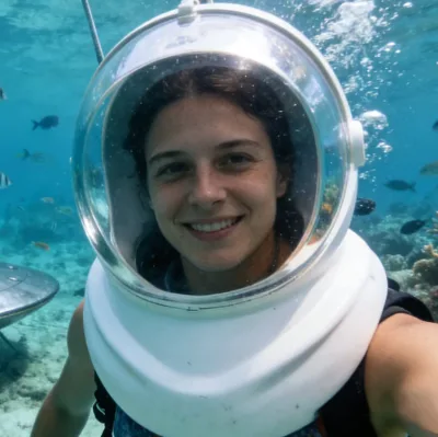 SeaTrek Professional Underwater Sea Walking Helmet Diving Helmet for Ocean Walk