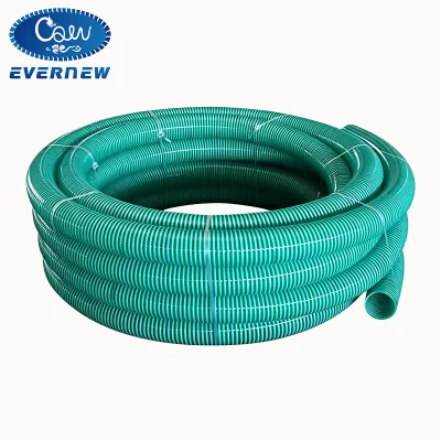 EVERNEW Model 102mm 1.5 Inch PVC Flexible Vacuum Hose Rigid TPR Helix 3.5mm Wall Thickness Durable for Heavy Duty Viscous