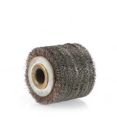 Industrial Helical Twisted Wire Tube Brush Metal Pipe Cleaning Brush Long Bristle Cylinder Brush for Industrial Maintenance