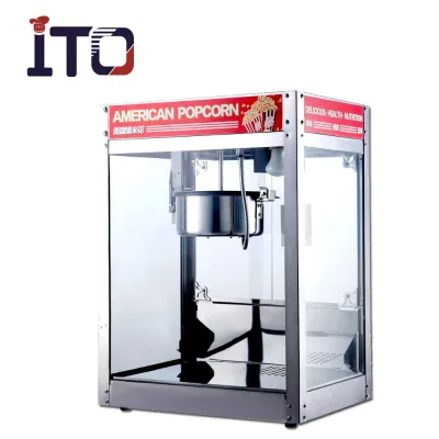 Commercial Stainless Steel Electric Hot Sale Automatic Popcorn Maker Machine