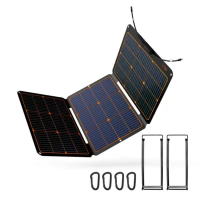 F120 120W MC4 Waterproof ETFE Emergency Backup Solar Cell Sunpower System Outdoor Camping Foldable Solar Collector Panel Power