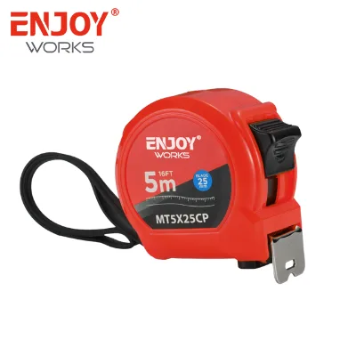 ENJOYWORKS 5m Waterproof Tape Measure Indoor Measuring Construction Tool
