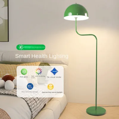 Postmodern Iron Floor Lamp with LED E27 Base for Decor Sofa & Bedside Use