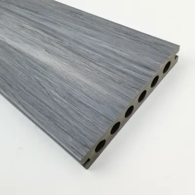 Anti-Slip Durable UV Stable WPC Decking with Wood Grain for Courtyard & Outdoor Use