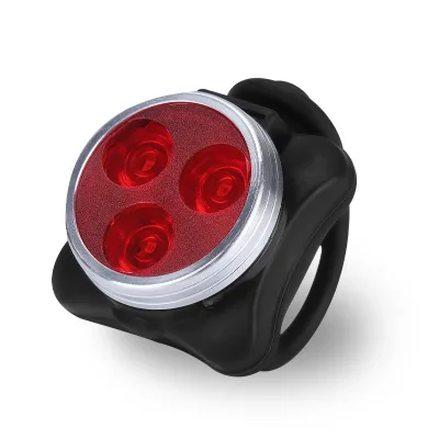 USB Rechargeable Front Bicycle Light White LED Tail Light with 4 Modes Waterproof Bike Red Light Battery Power Supply
