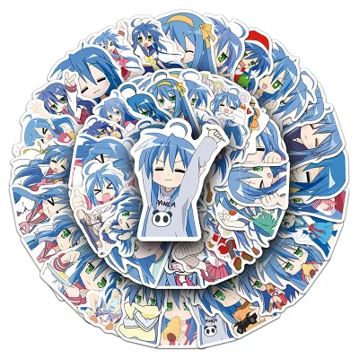 50Pcs Factory Sale Cartoon Custom Anime Sticker Printing Vinyl PVC Decoration Izumi Sticker
