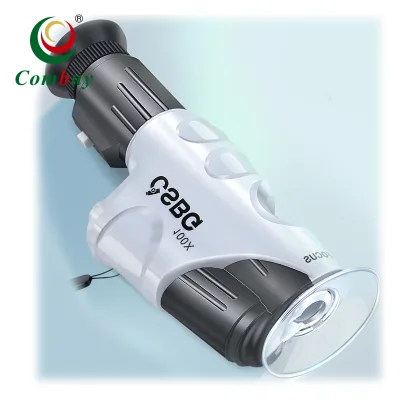 100x Children Science Natural Experiment Portable Microscope