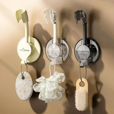 No-drill Shower Holder Universal Adjustable Shower Bracket Traceless Wall-mounted Bathroom Shower Spray Mounting Stand