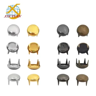 XINYUAN Brass Small Round Cap Claw Rivets for Handbag Bag Accessories Clothing Shoes & Accessories-7 Sizes