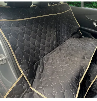Car Cover for Large Dogs Foldable Pet Car Seat with Waterproof Oxford Fabric Dog Seat Protector for Back Seat