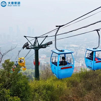 Automatic Loading Outdoor Cable Car System Fixed-Clamp Design Ropeway Ski Resort Chairlift-Heavy-Duty Fixed-Grip 100-500kg