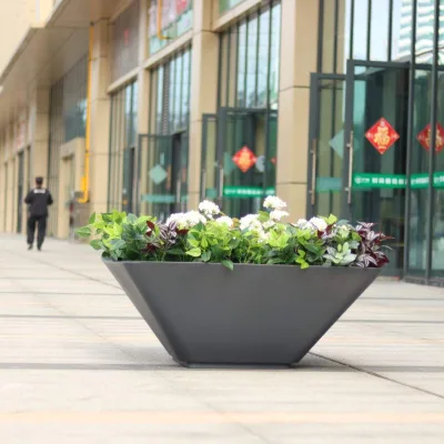 Fence Planter Box, Weather Resistant Wall Mounted Planter Pot, Durable Raised Planter for Patio Backyard Greenery