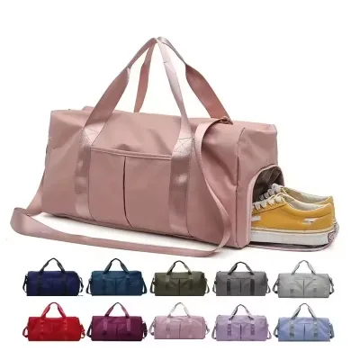 Travel Waterproof Luggage Bag Large Capacity Yoga Bag Women's Sports Gym Bag