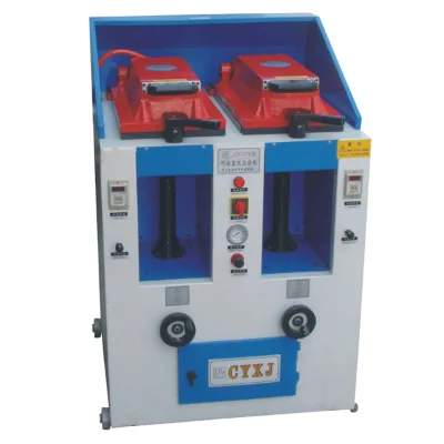 GSB-778-3 Manual Double Heads Cover Type Laminating Machine Shoe Sloes Machine