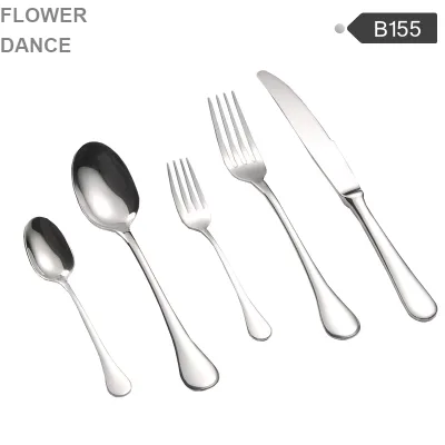 Elegant 18/0 International Stainless Steel Flatware with Mirror Polishing