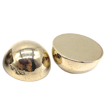 Custom Size Brass Beads Solid Aluminum Half Ball Solid Brass Half Sphere