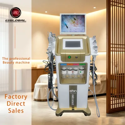 12-in-1 Skin Analyzer Scalp Hair Follicle Detector Mesotherapy Microcrystal Infusion Device Beauty Instrument Whitening Skin