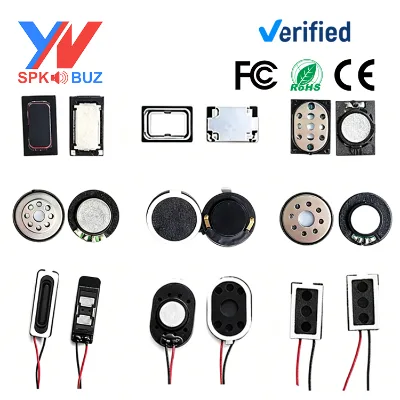 OEM Factory Wholesale 1511/1609/2809/3020 Mini Dynamic 8Ohms0.5W/1W Waterproof Speaker Mylar Customizae Speaker Custom Logo