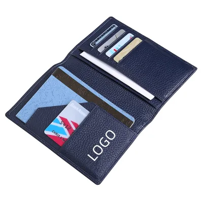 New Vintage Style Genuine Leather Card Holder Multifunctional Passport and Bank Case for Travel Manufacturer Wholesale