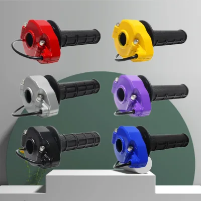 Twist Throttle Aluminum Waterproof for with Grips Electric Bicycle Accelerator for Electric Bike Conversion Kit