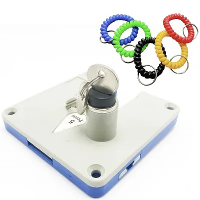 Heavy Duty Stainless Steel Zinc Plated Coin Operated Door Lock for Public Facility Storage Management
