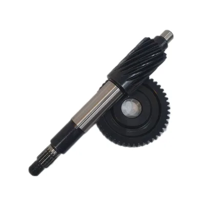 BWS 100 Rear Gear Set 17X46T Stainless Steel Metallic Color + Black Taiwan Motorcycle Transmission Part