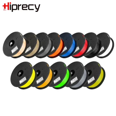 HIPRECY PLA 3D Printer Filament 1.75mm 1kg High Precision ±0.02mm Smooth Surface Low Warp 13 Color Options for FDM Printers