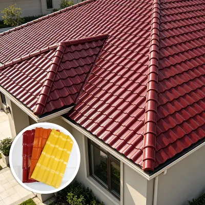 Low Price Corrugated Pvc Roof Tiles ASA Resin Composite Roof Sheets Plastic Roofing Waterproof