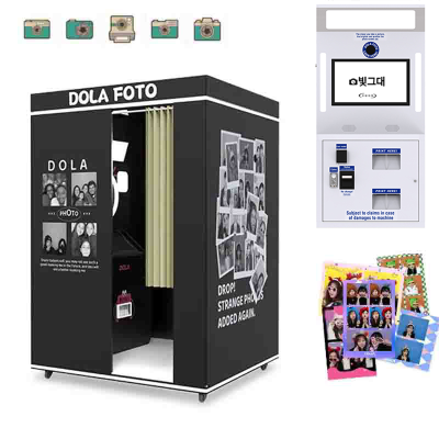 PHOTO BOOTH Digital Dual Port Printers Photobooth Weeding Instant Print Pictures Printer Camera Photo Booth Logo Customization