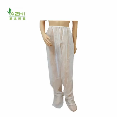 Xiantao Wholesale Disposable Pants Nonwoven Disposable Sauna Pant Trousers Disposable Check Pants