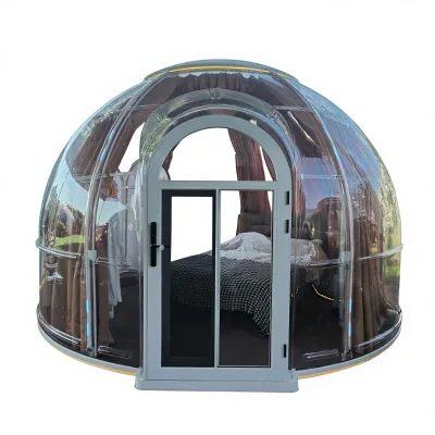 Star View Bubble House with LED Lights - Transparent Dome for Romantic Dinner