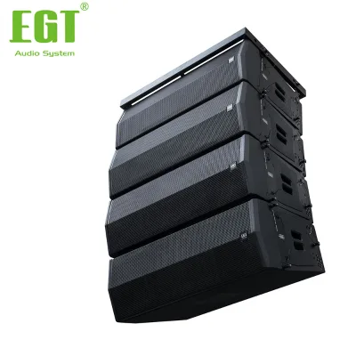 High-Performance Dual 8" Passive Line Array Speaker Professional PA System for Medium-Sized Events and Rental Live StagesProject