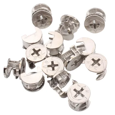 GQK Manufacturer Fastening Furniture Minifix Connector Cam Nut Plastic Dowels