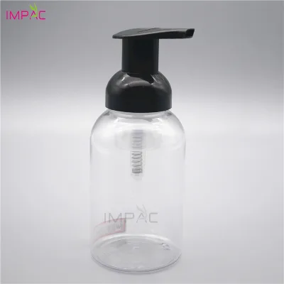 transparent weight empty makeup remover plastic facial foam bottle 270ml