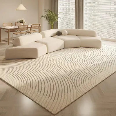 Luxury Rectangle Coastal Pattern Area Rug Set Living Room Carpet Nonslip Sofa Floor Mat Home Decor