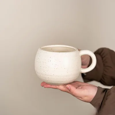 Cross Border Special Generation Ceramic MUG Coffee Cup Change Retro Style Coarse Pottery Breakfast Afternoon Cup Made