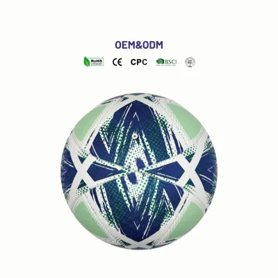 Ink Printed High-end PU Football with Size 5, Suitable for Customizing Logos for League Matches