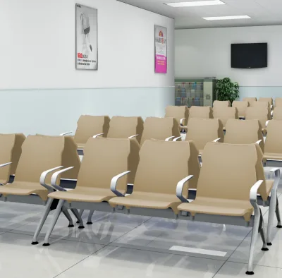Modern PU Waiting Chairs & Benches for Airport Hospital Mall Hotel & Office Use-Comfortable Commercial Furniture
