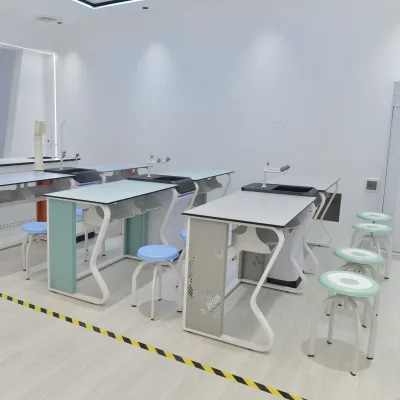 School Lab Table Furniture Work Bench Physical Chemistry Lab Table for University Lab Work Bench