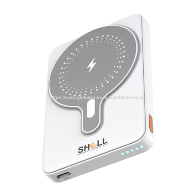 5000mAh Wireless Magnetic Power Bank with Type-C Cable 20W PD Charging