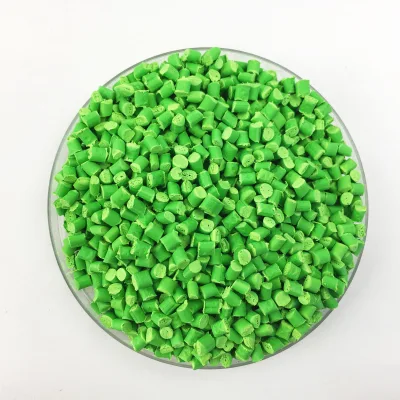 Green Color Plastic Masterbatch Blown Film Green Masterbatch Green Masterbatch