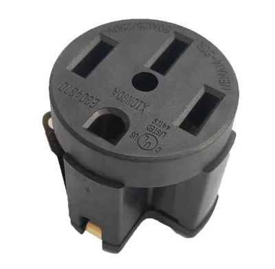 NEMA14-50R 50A 250V Power Socket Embedded High Current Industrial Socket for Caravans Generators Electrical Plug Made Nylon